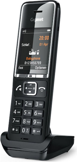 Gigaset Comfort 550HX Ασύρματο Τηλέφωνο με Ελληνικό Μενού Μαύρο