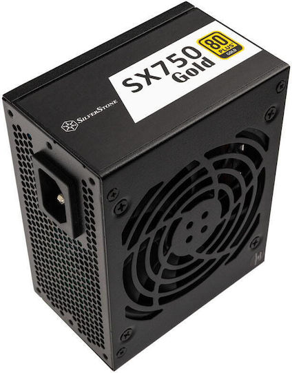 Silverstone SX750 750W Black Computer Power Supply Full Modular 80 Plus Gold