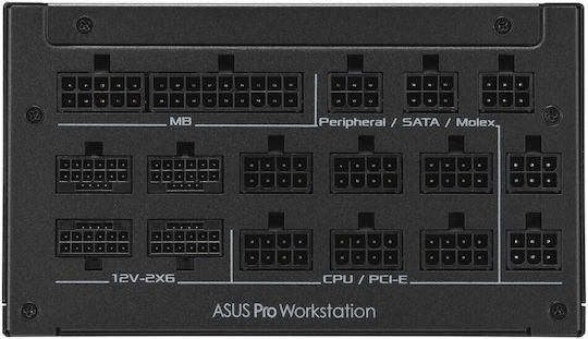 Asus PRO-WS-2200P 2200W Μαύρο Τροφοδοτικό Υπολογιστή Full Modular 80 Plus Platinum