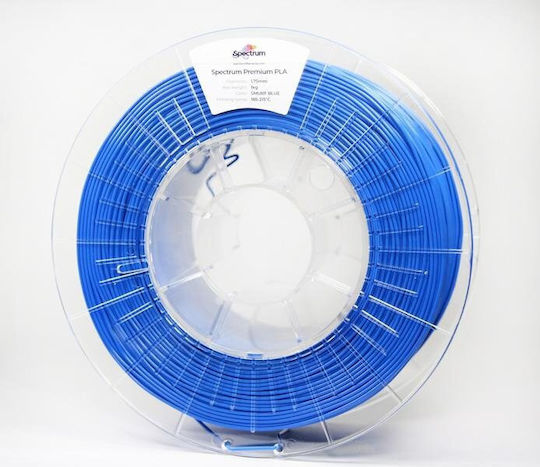 Spectrum Filament Pentru Imprimante 3D PLA 1.75mm Albastru Pacific 1kg 1 Bucată Bobină