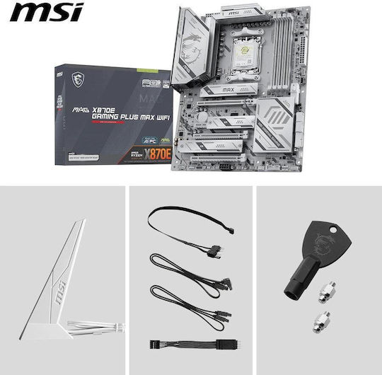 MSI MAG X870E GAMING PLUS MAX WIFI Дънна Платка ATX с AMD AM5 Сокет 7E70-016R