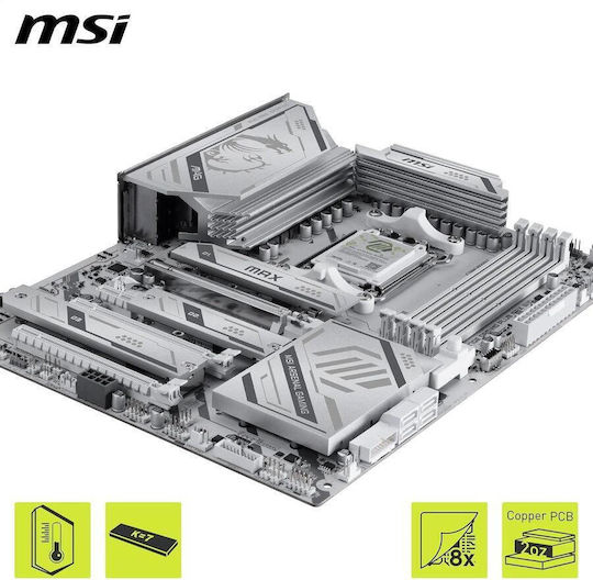 MSI MAG X870E GAMING PLUS MAX WIFI Дънна Платка ATX с AMD AM5 Сокет 7E70-016R