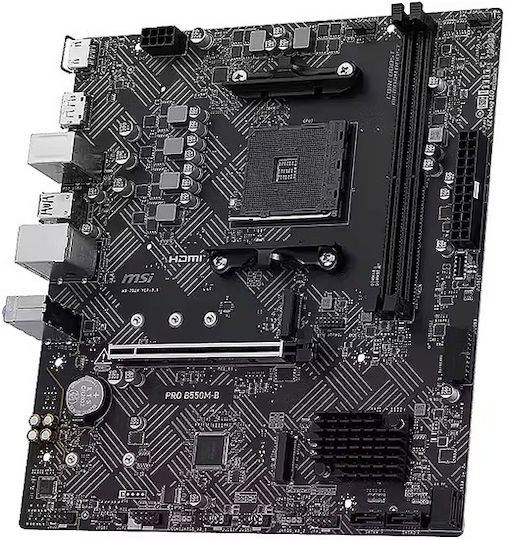 MSI PRO B550M-B Дънна Платка Micro ATX с AMD AM4 Сокет 7D14-023R