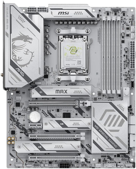 MSI MAG X870E GAMING PLUS MAX WIFI Дънна Платка ATX с AMD AM5 Сокет 7E70-016R