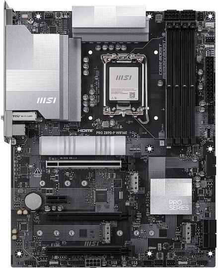 MSI PRO Z890-P WIFI6E Motherboard ATX with Intel 1851 Socket 7E34-019R
