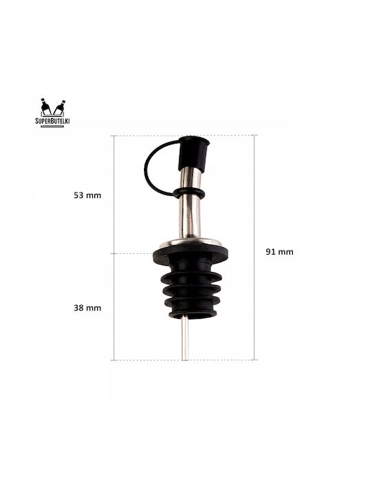 SuperButelki Δοχείο Λαδιού Γυάλινο με Ροή 500ml