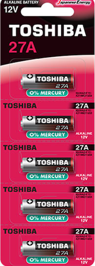 Toshiba Αλκαλικές Μπαταρίες A27 12V 5τμχ