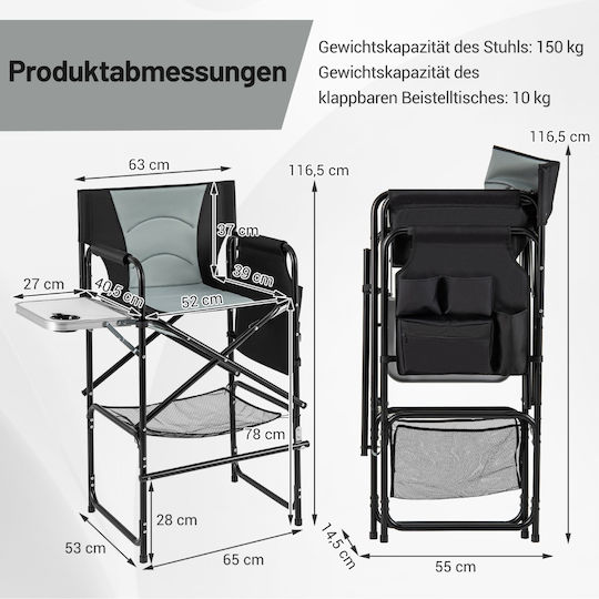 Costway Beach Director Chair