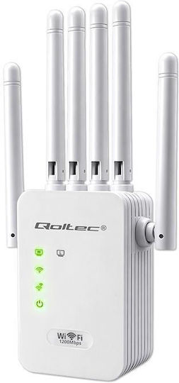 Qoltec 57068 Access Point Wi‑Fi 5 Dual Band (2.4 & 5GHz) Single Kit