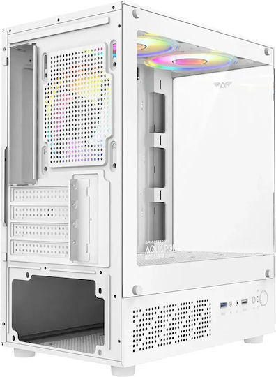 Armaggeddon Aquaron Duplex 2 Chroma Micro Tower Carcasă PC Alb