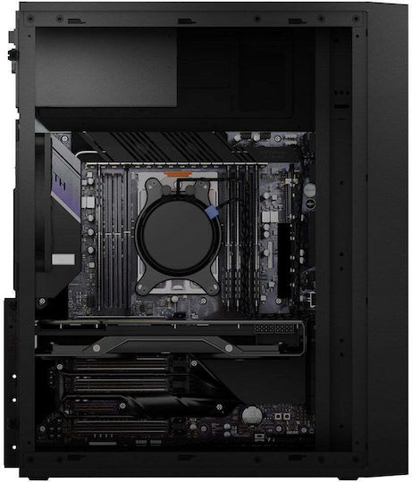 Logic J23 PRO Midi-Turm Computergehäuse Schwarz