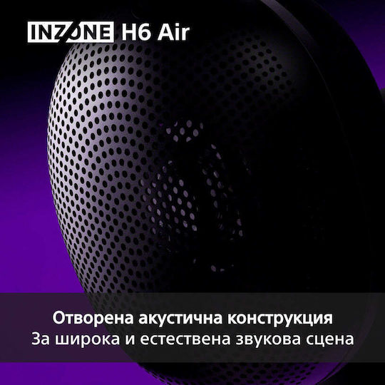 Sony Inzone H6 Air Over Ear Gaming Headset with 3.5mm Connection