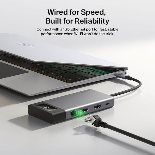 Belkin Connect USB-C Docking Station with HDMI 4K Ethernet and Connection for 2 Monitors