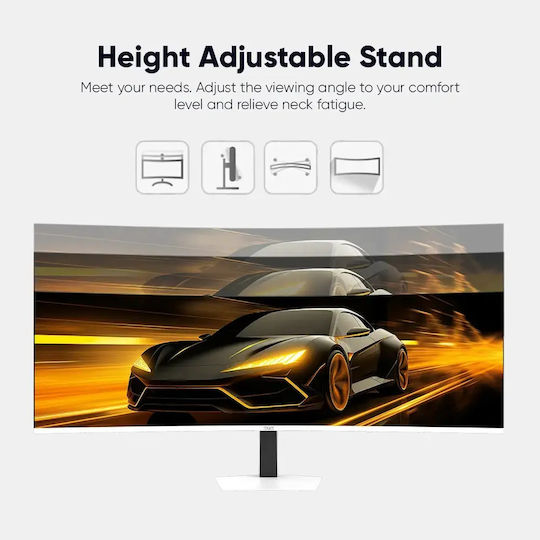 Armaggeddon PXP-49PRO-W Ултраширок Curved Монитор 49" 5120x1440 165Hz Бял