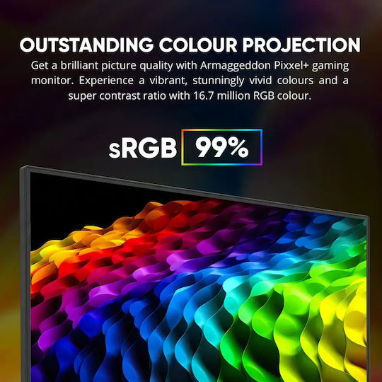 Armaggeddon PXP-32PRO-B IPS HDR Monitor 31.5" QHD 2560x1440 180Hz με Χρόνο Απόκρισης 1ms GTG