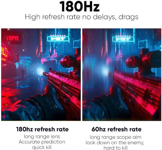 Armaggeddon PXP-32PRO-B IPS HDR Monitor 31.5" QHD 2560x1440 180Hz με Χρόνο Απόκρισης 1ms GTG