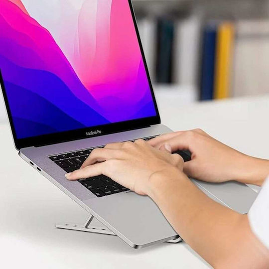 Art P24 Silver Laptop Stand for Up to 15.6"