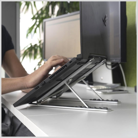 4Smarts Ergofix H18 Βάση για Laptop έως 15.6" Ασημί