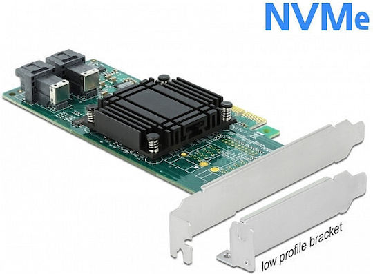DeLock Κάρτα PCIe σε 2 θύρες Mini SAS