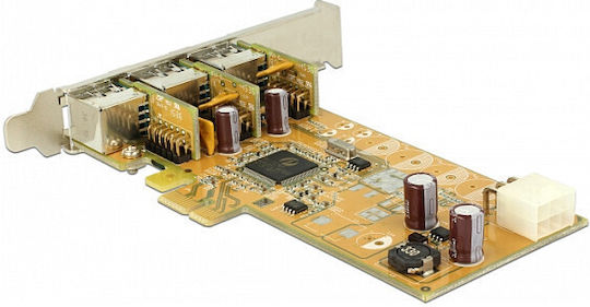 Delock Pci Express Poweredusb To 3 X Usb 12v Delock 89656