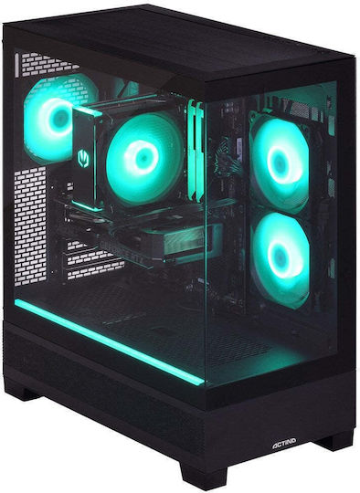 Actina Гейминг Настолен Компютър Ryzen 7-5700X/16GB DDR4/1.0TB SSD/Без Операционна Система