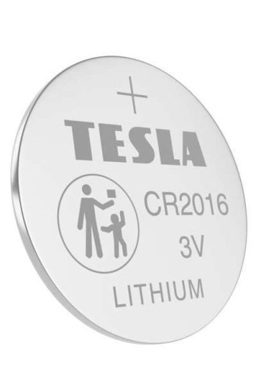 Tesla Batteries Батерии Литий За часовници CR2016 5бр