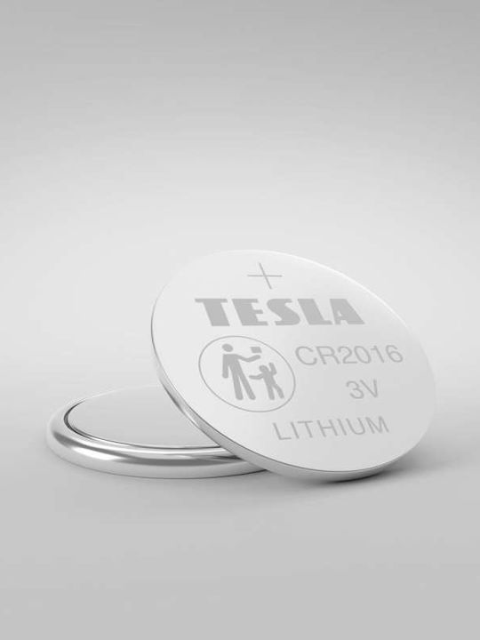 Tesla Batteries Батерии Литий За часовници CR2016 5бр