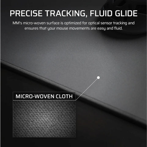 Corsair Mm Anti-fray Cloth Medium Mouse Pad Gaming Gray 320 X 300 X 2 Mm