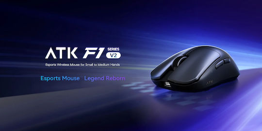 ATK Blazing Sky F1 V2 Ultimate Ασύρματο Gaming Ποντίκι 42000 DPI Μαύρο
