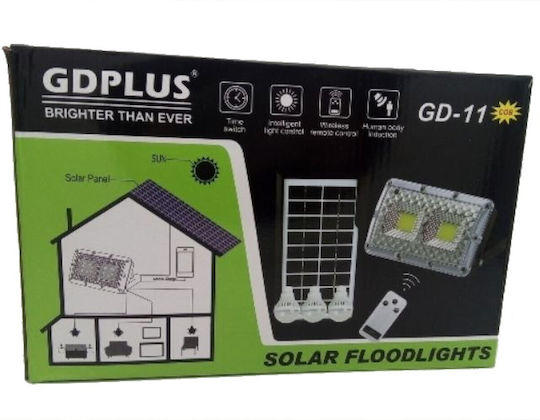 Autonomous Solar Lighting System with Light System Remote Controlled Solar Lighting & Charging System with 3.5W Panel, Battery, Light - 400LM Spotlight + 3 LED Lamps 150 Lumens