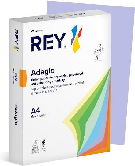 Rey Adagio Hârtie de Imprimare A4 80gr/m² 1x500 foi Lila