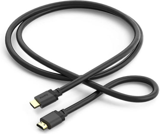 HAMA Cable HDMI male - HDMI male 2m Μαύρο