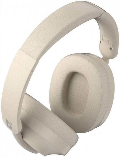 Defender FreeMotion B485 Wireless Wired Over Ear Headphones With 50 Hours Playing Time Beige