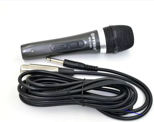 WVNGR WG-198A Δυναμικό Microphone Handmade for Vocals in Silver Color