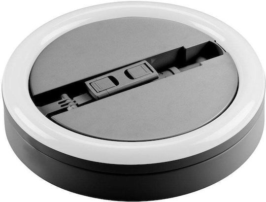 Selfie Ring Compact Bluetooth Black