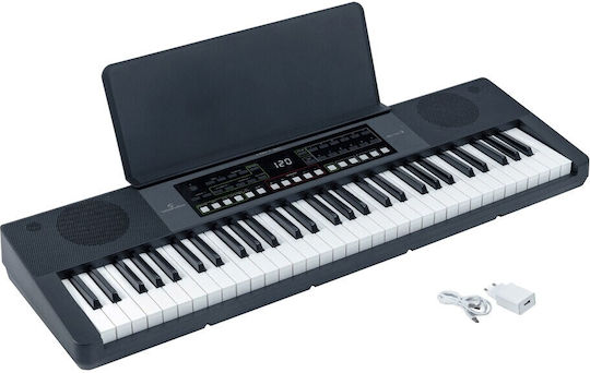 Soundsation Армониум KEYLI61 с 61 стандартни клавиша черен
