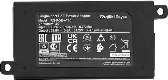 Εγχυτήρας Poe Ruijie Rg-poe-at30