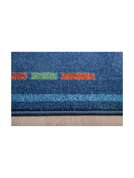 Decostar Rectangular Blue Living Room Rug 140x190cm X-CLA-90-30-A