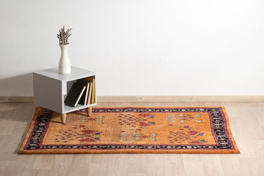 Classic Handmade Gabbeh Fein Living Room Rug 122x175 cm Decostar Orange Classic Handmade Gabbeh Fein Living Room Rug 122x175 cm Decostar Orange