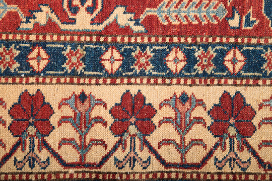 Klassischer Handgefertigter Teppich Shirvan 173x233 cm Rot
