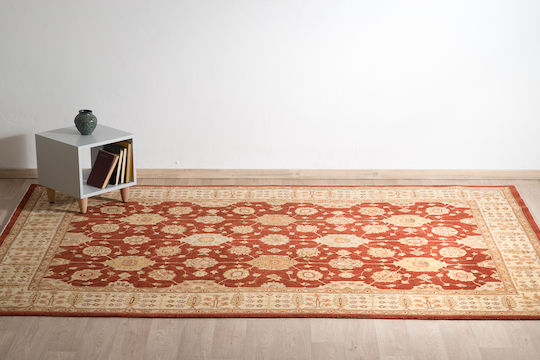 Klassischer handgefertigter Ziegler-Teppich 201 × 289 cm Beige Klassischer handgefertigter Ziegler-Teppich 201 × 289 cm Beige