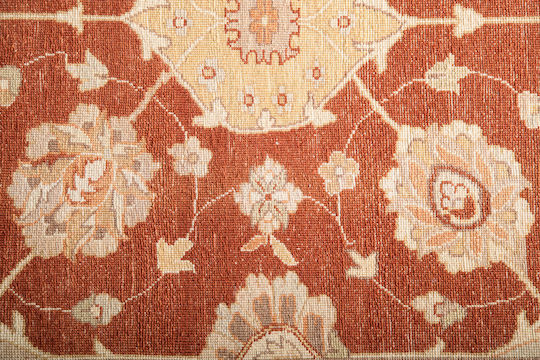 Classic Handmade Ziegler Rug 201x289 Cm Beige
