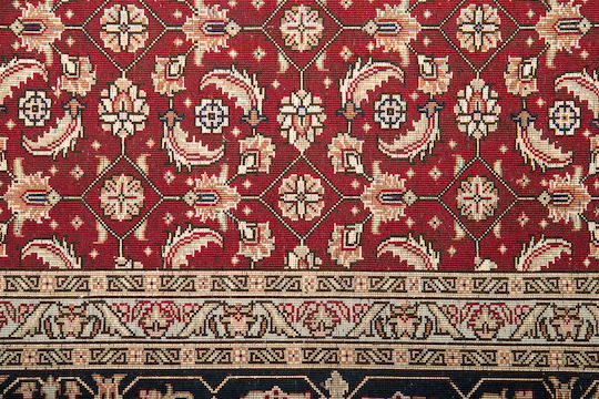 Χαλί Κλασικό Χειροποίητο Tabriz Herati 209x301 Cm Decostar Κόκκινο