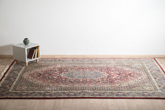 Χαλί Κλασικό Χειροποίητο Karachi 216x316 Cm Decostar Μπορντό