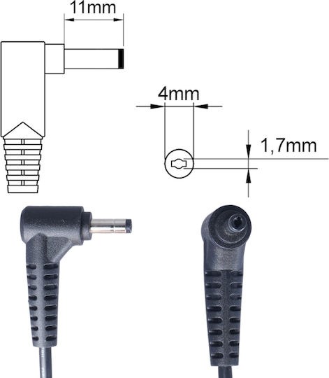 Lenovo Laptop Charger 45W 20V 2.25A for Lenovo with Detachable Power Cable