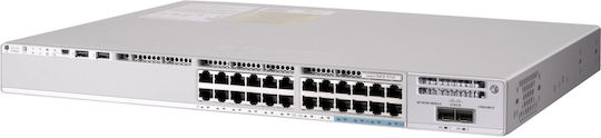 Cisco Catalyst 9200 L2 PoE Switch με 24 Θύρες Gigabit (1Gbps) Ethernet και 4 SFP Θύρες