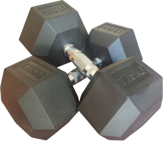 Profit Hexagon Dumbbell 1 x 17.5kg