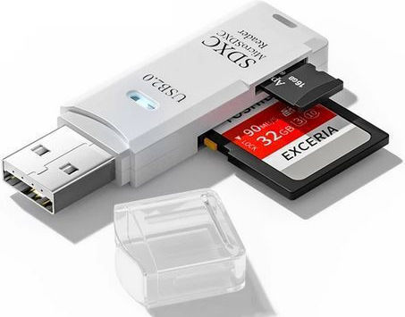Външен Кард Рийдър All In One За Карти Памет Usb SDHC Micro SD US MMC Mini M2 xD I1c8
