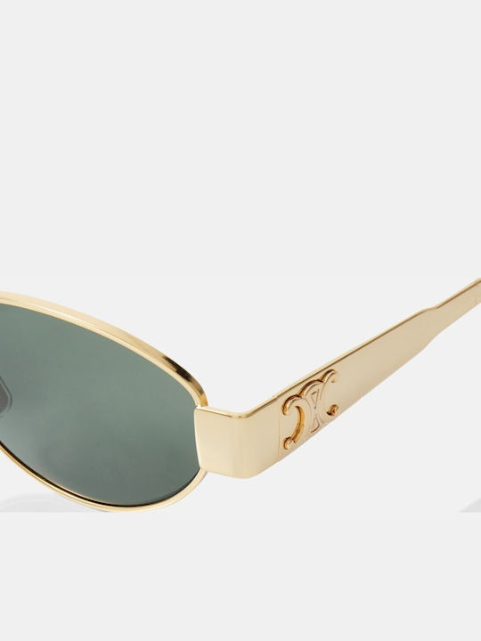 Celine Triomphe Women's Sunglasses with Gold Metallic Frame 442889