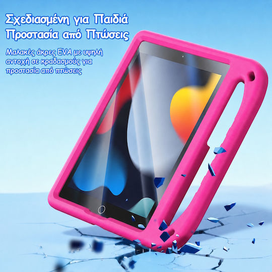 Dux Ducis Puff Series Back Cover Durable for Kids Pink (iPad 10 (2022) / 11 (2025))